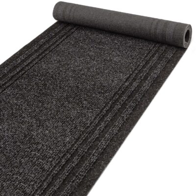 Läufer Flur Teppichläufer Flur Teppich Küchenläufer Anthrazit 67cm Breit