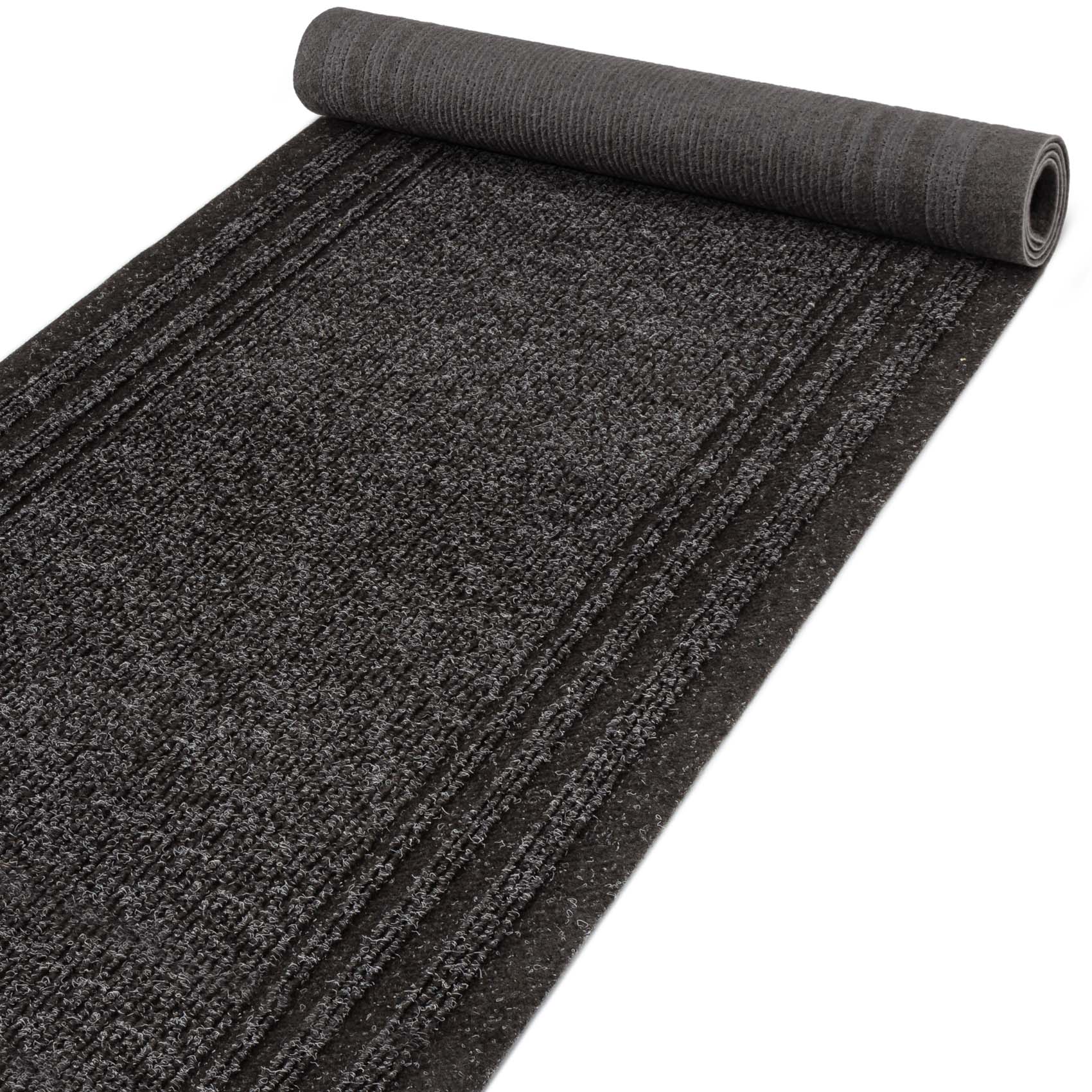 Läufer Flur Teppichläufer Flur Teppich Küchenläufer Anthrazit 67cm Breit 100cm