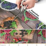 Küchenläufer Küchenteppich Teppich Läufer Beeren Früchte | 50cm Breit