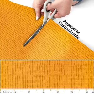 Teppichläufer Flurläufer Küchenläufer Velours Wilson Orange 65cm Breit