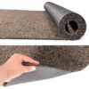 Schmutzfangmatte Teppichläufer Sauberlaufmatte Läufer Flur Innen Außen Eingang POET Breite 100cm Dunkelbraun – 100x100cm