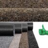 Schmutzfangmatte Teppichläufer Sauberlaufmatte Läufer Flur Innen Außen Eingang POET Breite 100cm Dunkelbraun – 100x100cm