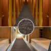 Schmutzfangmatte Teppichläufer Sauberlaufmatte Läufer Flur Innen Außen Eingang POET Breite 100cm Dunkelbraun – 100x100cm