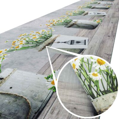 Küchenläufer Küchenteppich Läufer Flur Teppichläufer Sprinty Camomilla Grau 50cm Breit