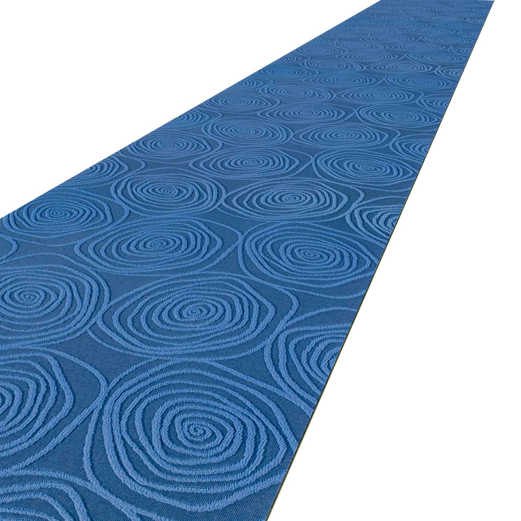 3431922_Product Teppichläufer Flurläufer Küchenläufer Velours waschbar rutschfest Sisi Essence Blau 50cm Breit
