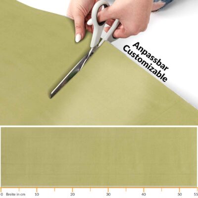 Teppichläufer Flurläufer Küchenläufer Velours Läufer Samt Velvet Grün 50cm Breit Küchenteppich