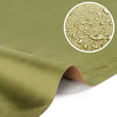 Teppichläufer Flurläufer Küchenläufer Velours Läufer Samt Velvet Grün 50cm Breit Küchenteppich