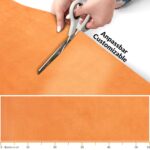 Teppichläufer Flurläufer Küchenläufer Velours Läufer Samt Velvet Orange 55cm Breit
