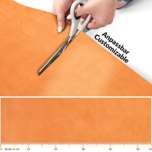 Teppichläufer Flurläufer Küchenläufer Velours Läufer Samt Velvet Orange 55cm Breit
