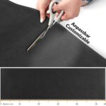Teppichläufer Flur Läufer Küchenteppich Velours Küchenläufer Samt Velvet Schwarz 50cm Breit
