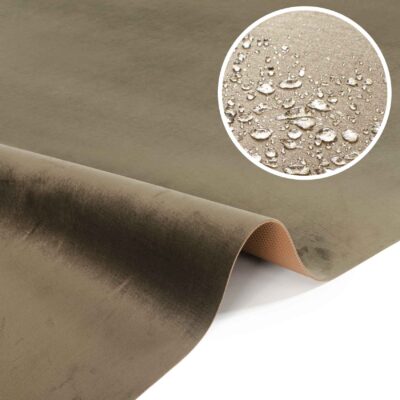 Teppichläufer Flur Läufer Küchenläufer Velours Flur Teppich Samt Braun 50cm Breit
