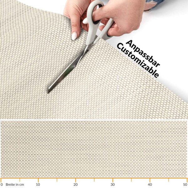 Outdoorteppich Teppichläufer Küchenläufer Rattan Tatami Flecht Gelb | 50cm Breit – 100x50cm