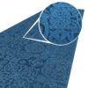 Teppichläufer Flurläufer Küchenläufer Velours Jacquard Teppich Sisi Raku Blau 65cm Breit – 100x67cm
