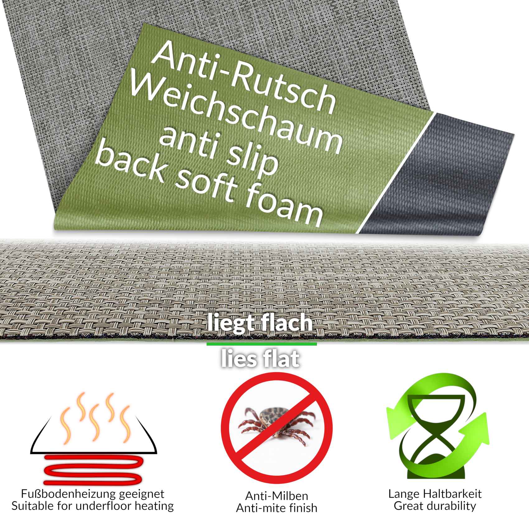 3442236_Product Outdoorteppich Teppichläufer Küchenläufer Rattan Tatami | 50/ 67/ 100 cm Breit