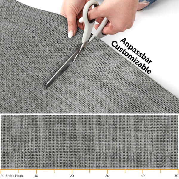 Outdoorteppich Teppichläufer Küchenläufer Rattan Tatami | 50/ 67/ 100 cm Breit