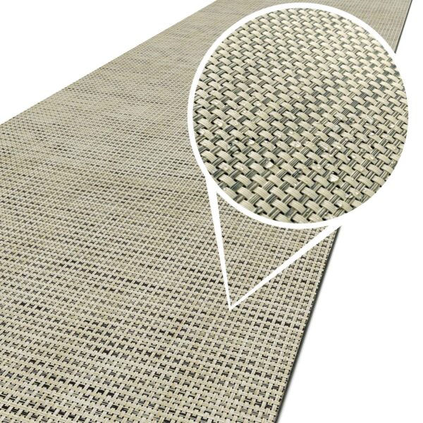 Outdoorteppich Teppichläufer Küchenläufer Rattan Tatami | 50/ 67/ 100 cm Breit