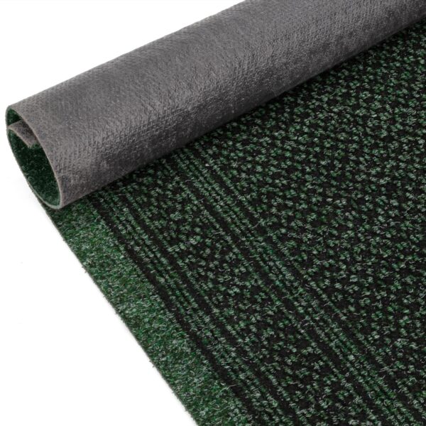 Teppichläufer Sauberlaufmatte Schmutzfangmatte Läufer Flur Meterware Aztek Breite 80cm – Grün, 100x80cm