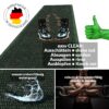 Teppichläufer Sauberlaufmatte Schmutzfangmatte Läufer Flur Meterware Aztek Breite 80cm – Grün, 100x80cm