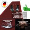 Teppichläufer Sauberlaufmatte Schmutzfangmatte Läufer Flur Meterware Aztek Breite 80cm – Rot, 100x80cm