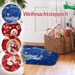 Fußmatte Weihnachtsteppich Weihnachts Türmatte 50x80 cm