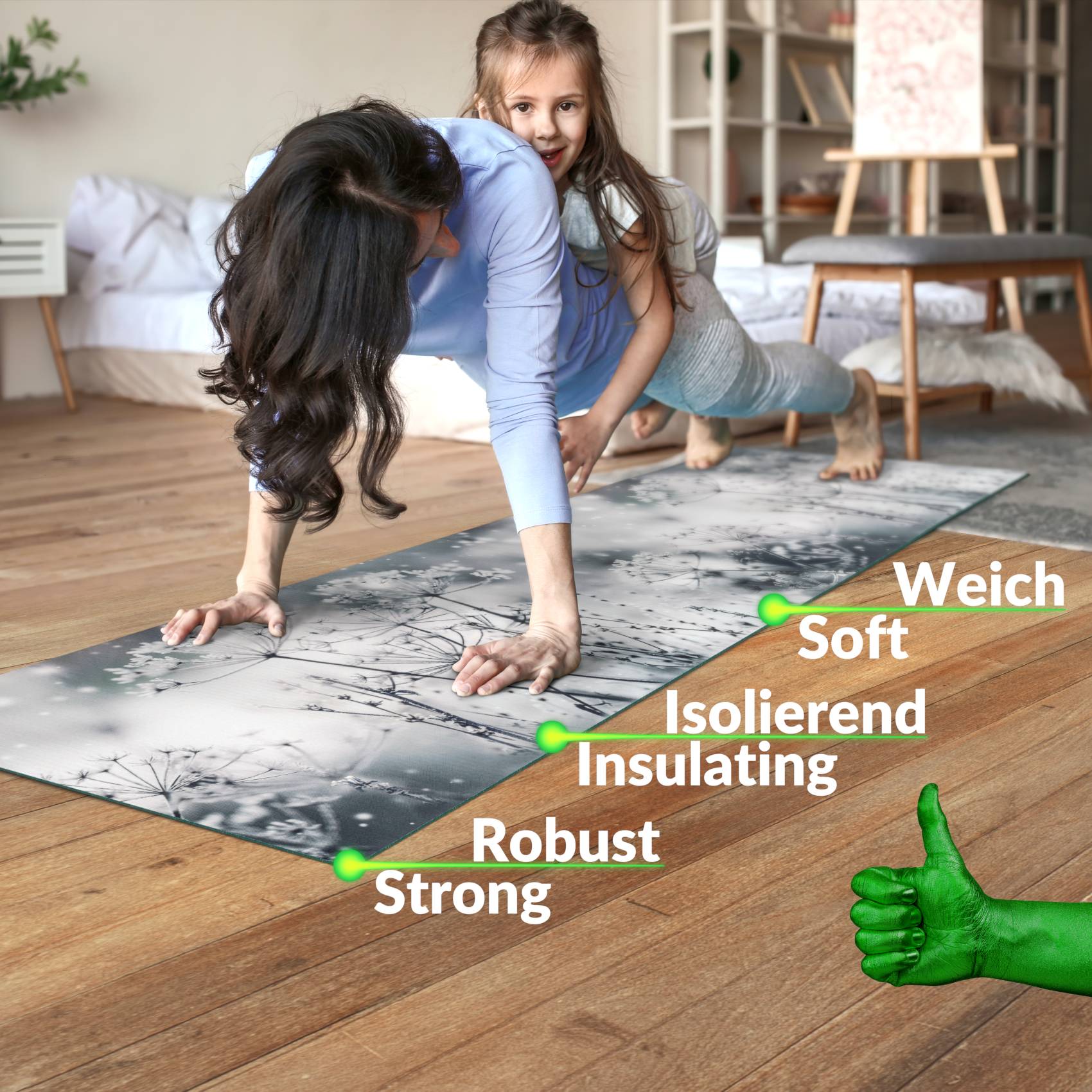 Küchenläufer Küchenteppich Läufer Flur Teppichläufer Sprinty Winter 52cm Breite