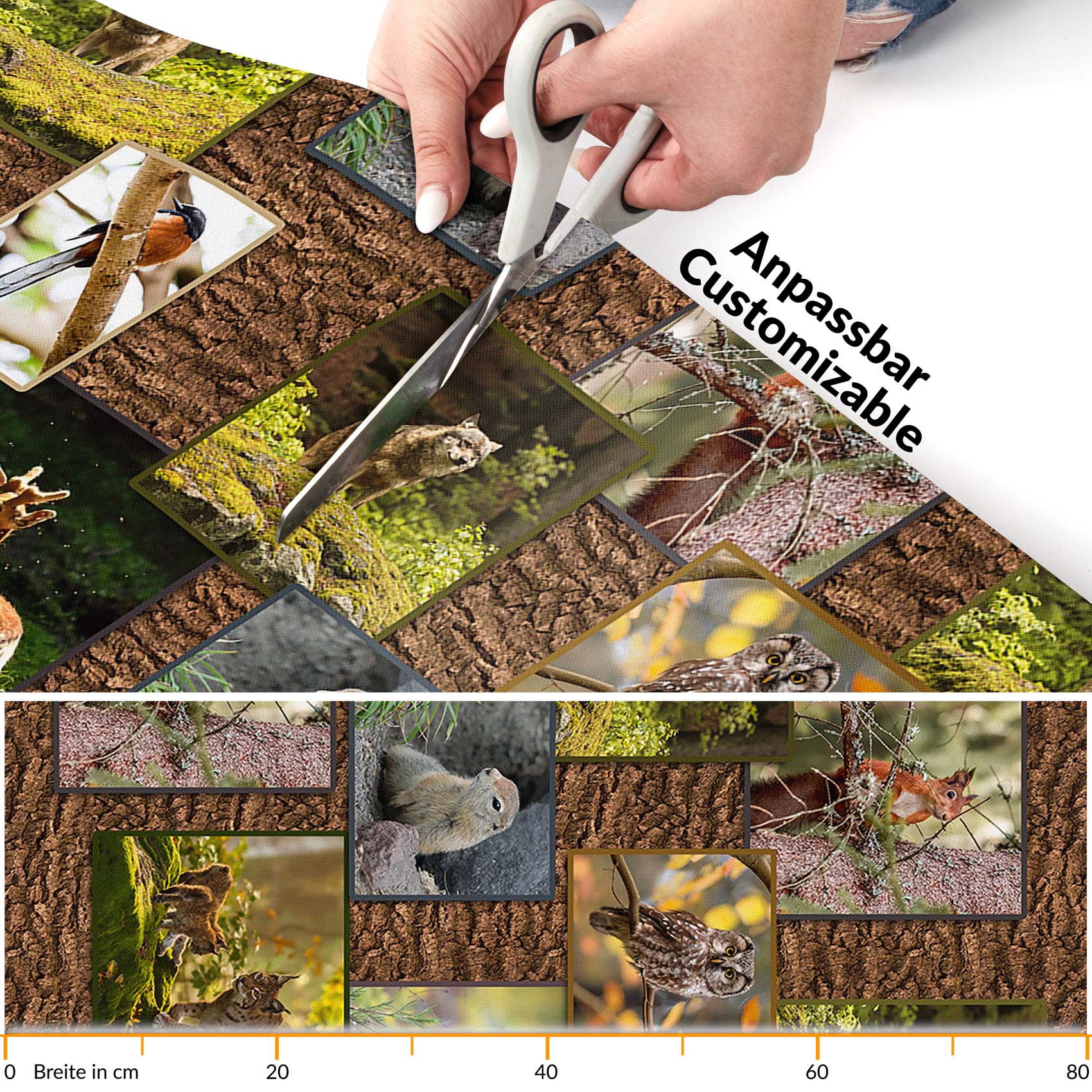 Küchenläufer Küchenteppich Läufer Flur Teppichläufer Vintage Beige 80cm Breit