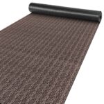 Küchenläufer Küchenteppich Läufer Flur Premium 3-Schicht Flechtoptik Braun