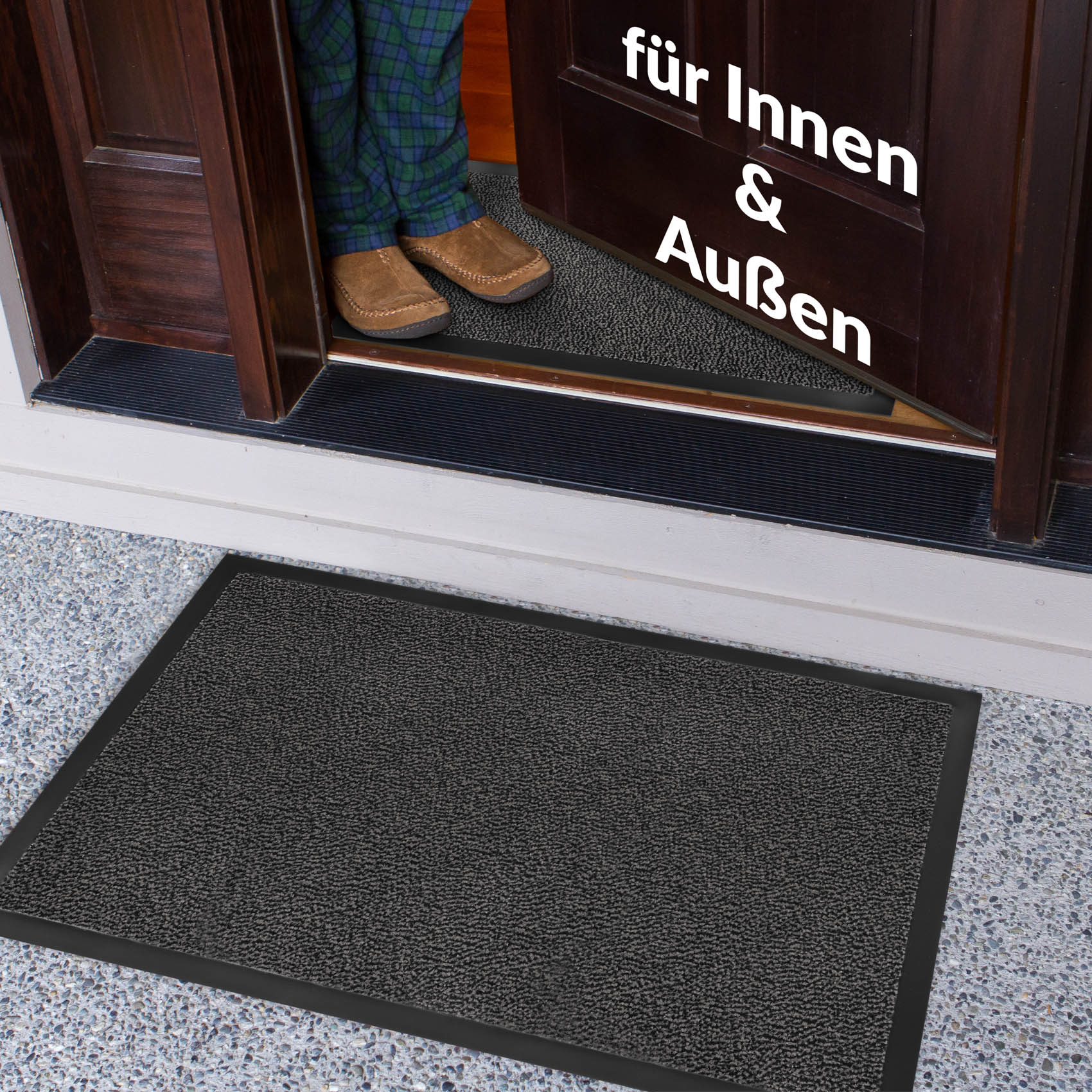 Fußmatte Schmutzfangmatte | Als Fußabtereter & Läufer für Eingangsbereiche