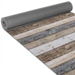 Küchenläufer Küchenteppich Läufer Flur Wood Industry Holz Braun Teppichläufer