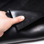 SBR Gummimatte Meterware Gummi Bodenbelag Glatt Schwarz Stärke: 1mm 100cm Breite