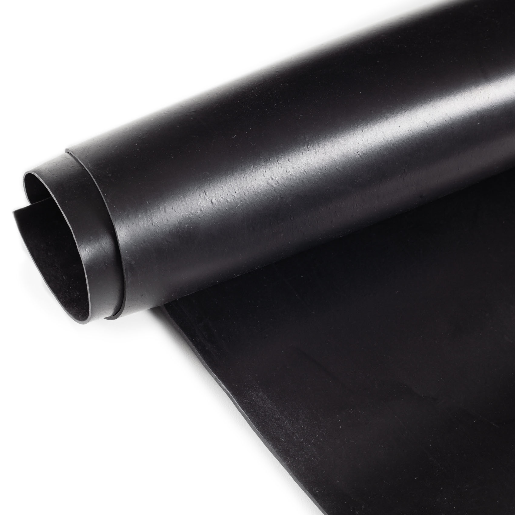 SBR Gummimatte Meterware Gummi Bodenbelag Glatt Schwarz 3mm 100cm Breite