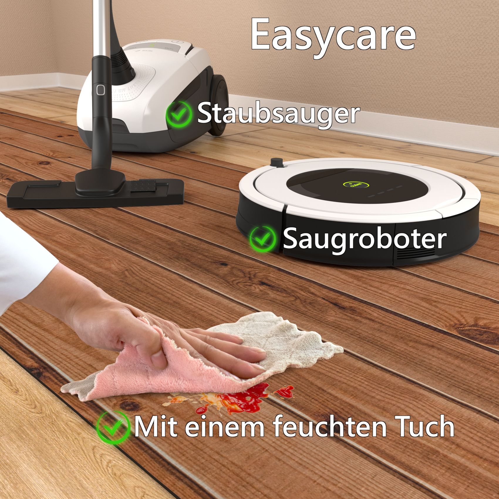 Küchenläufer Teppich Läufer Flurteppich waschbar rutschfest Holzoptik Braun Breite 65cm