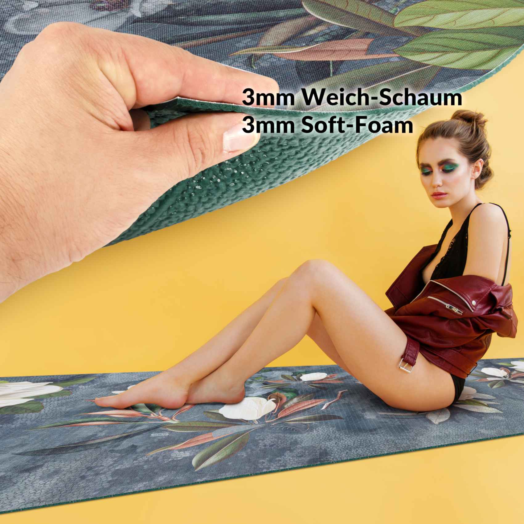 3442201_Product Küchenläufer Küchenteppich Läufer Flur Teppichläufer Sprinty Magnolia 52cm Breite