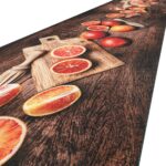 Küchenläufer Küchenteppich Läufer Flur Teppichläufer Sprinty Orange Doro 52cm Breite