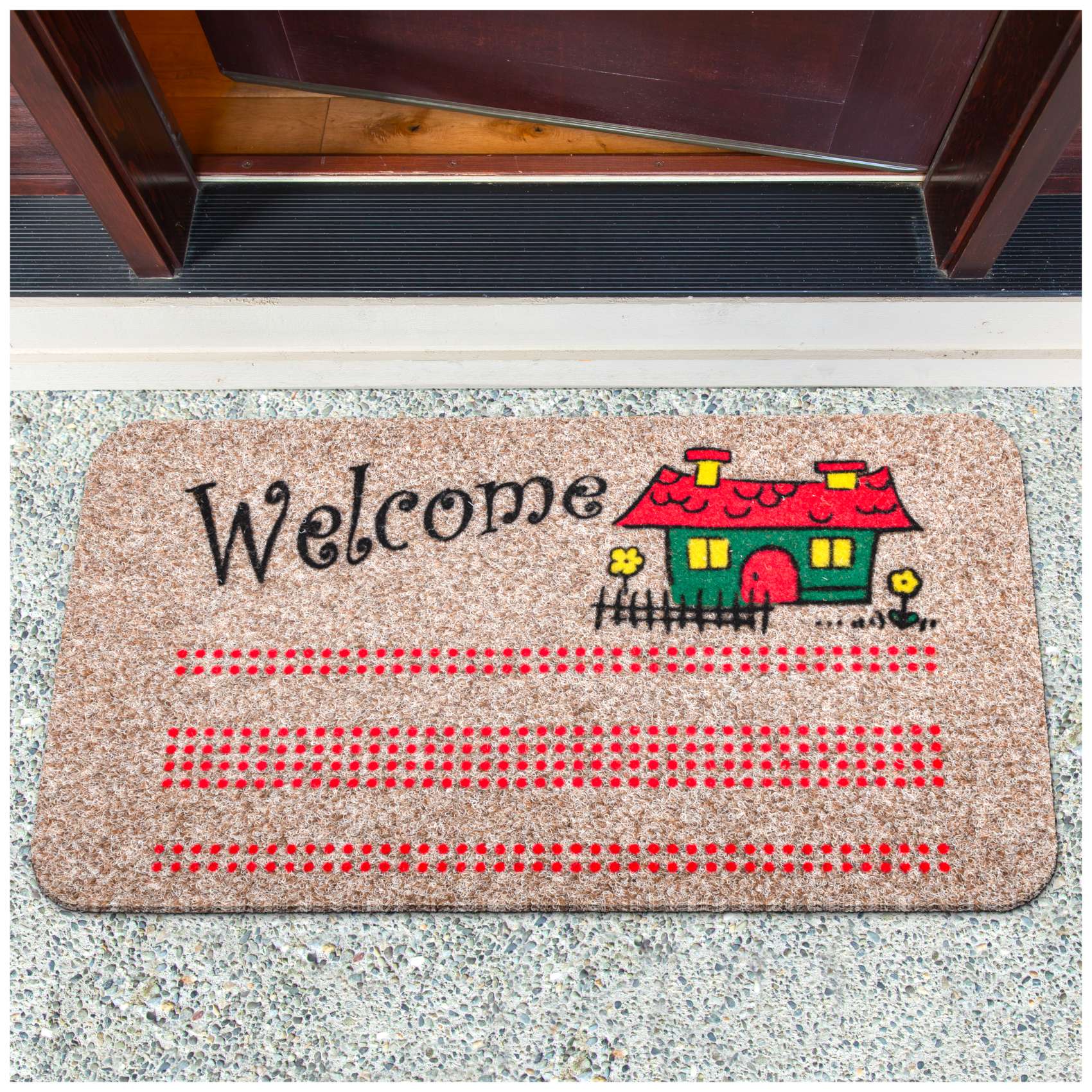 Fußabtreter Schmutzfangmatte Fußmatte rutschfest 40x70cm Welcome Home 40x70cm