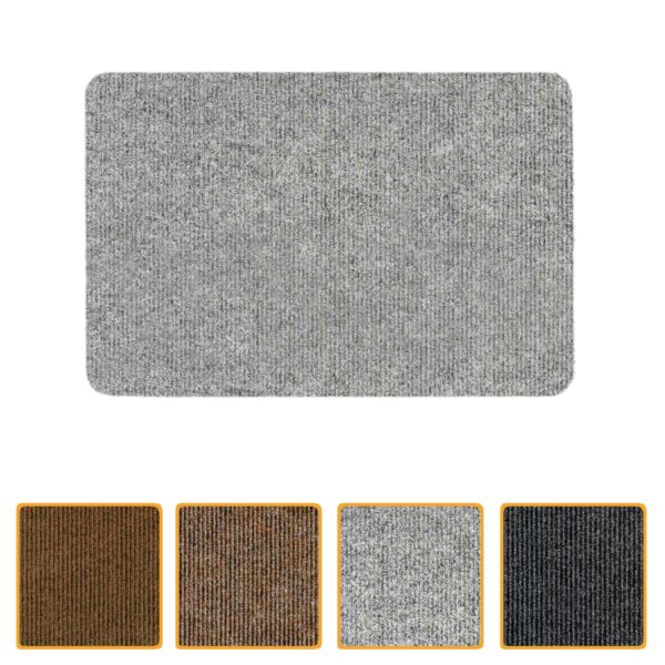 Schmutzfangmatte Fußmatte Fußabtreter STRIBET Mehrfarbig – Grau, 40x60cm