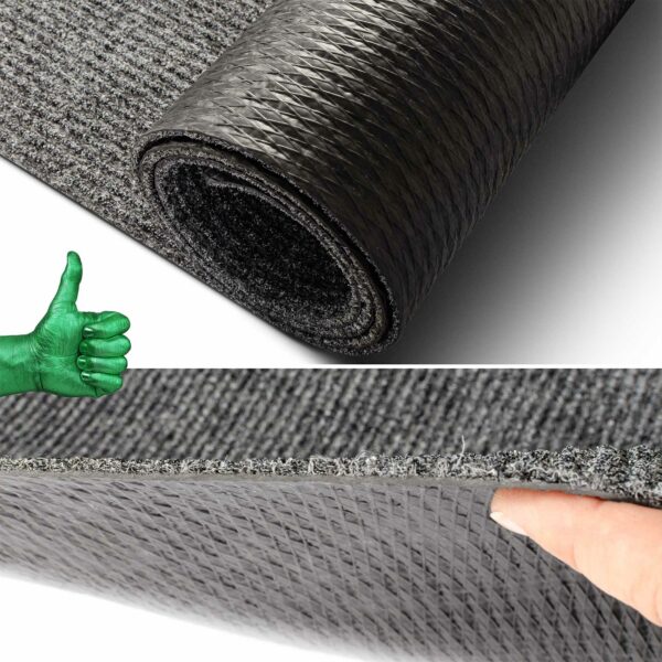 Schmutzfangmatte Fußmatte Fußabtreter STRIBET Mehrfarbig – Grau, 40x60cm