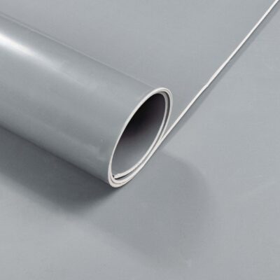 Gummimatte Gummiläufer Glatt 3mm Grau 100cm Breit auf TPE, Geruchslos – Bodenbelag, Bodenmatte