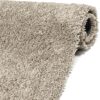 Teppich Wohnzimmer Kurzflor Teppich Getuftet Teppichboden Princess 2 Farben Breite 100cm – Grau, 500x100cm