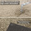 Teppich Wohnzimmer Kurzflor Teppich Getuftet Teppichboden Princess 2 Farben Breite 100cm – Grau, 100x100cm