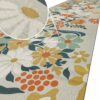 Küchenläufer waschbar Textil + PVC Küchenteppich rutschfest Sprinty Prato Mehrfarbig 50cm Breit – 100x52cm