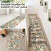 Küchenläufer waschbar Textil + PVC Küchenteppich rutschfest Sprinty Prato Mehrfarbig 50cm Breit – 100x52cm