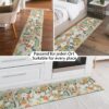 Küchenläufer waschbar Textil + PVC Küchenteppich rutschfest Sprinty Prato Mehrfarbig 50cm Breit – 100x52cm