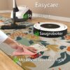 Küchenläufer waschbar Textil + PVC Küchenteppich rutschfest Sprinty Prato Mehrfarbig 50cm Breit – 100x52cm