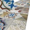 Küchenläufer waschbar Textil + PVC Küchenteppich rutschfest Sprinty Chicco Doro Mehrfarbig 50cm Breit – 100x52cm