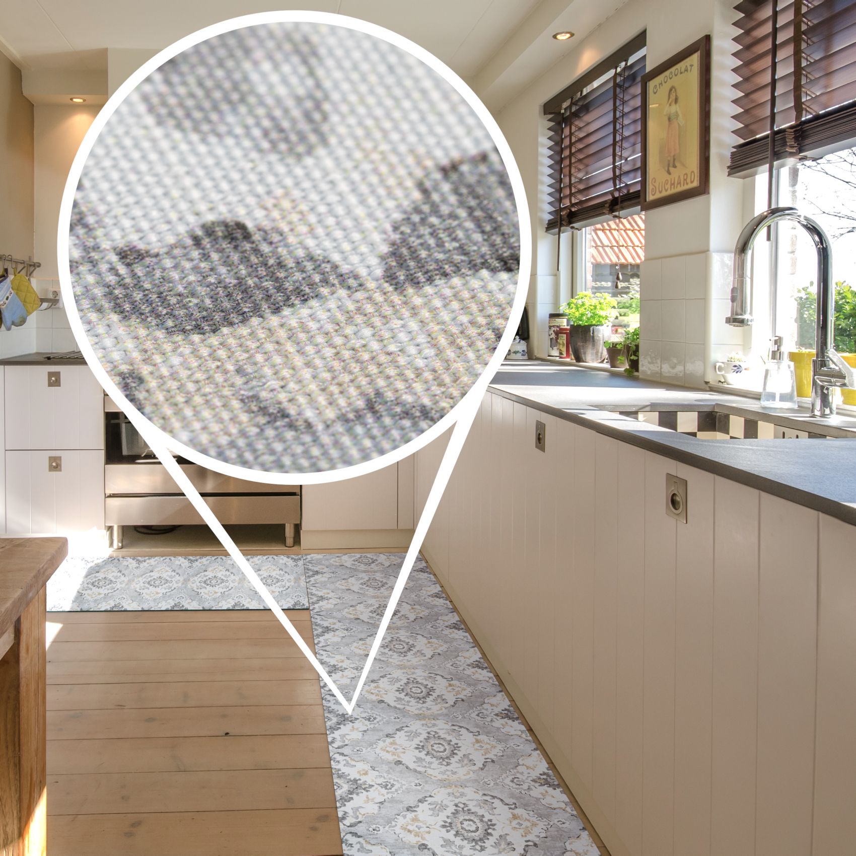 SPRINT18_17-jpg Küchenläufer Küchenteppich Läufer Flur Teppichläufer Sprinty Ofelia Lilla 50cm Breit