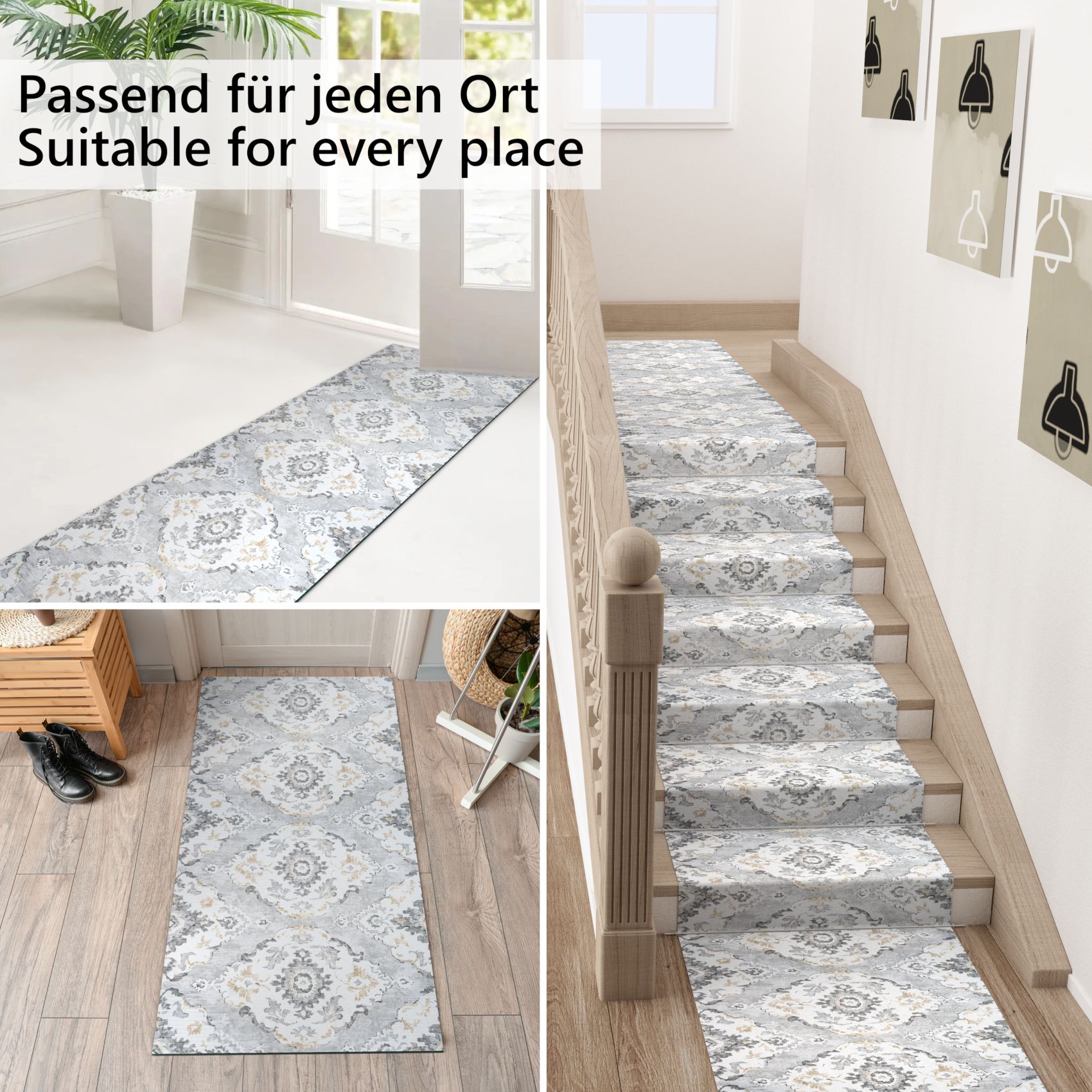 SPRINT18_30-jpg Küchenläufer Küchenteppich Läufer Flur Teppichläufer Sprinty Ofelia Lilla 50cm Breit