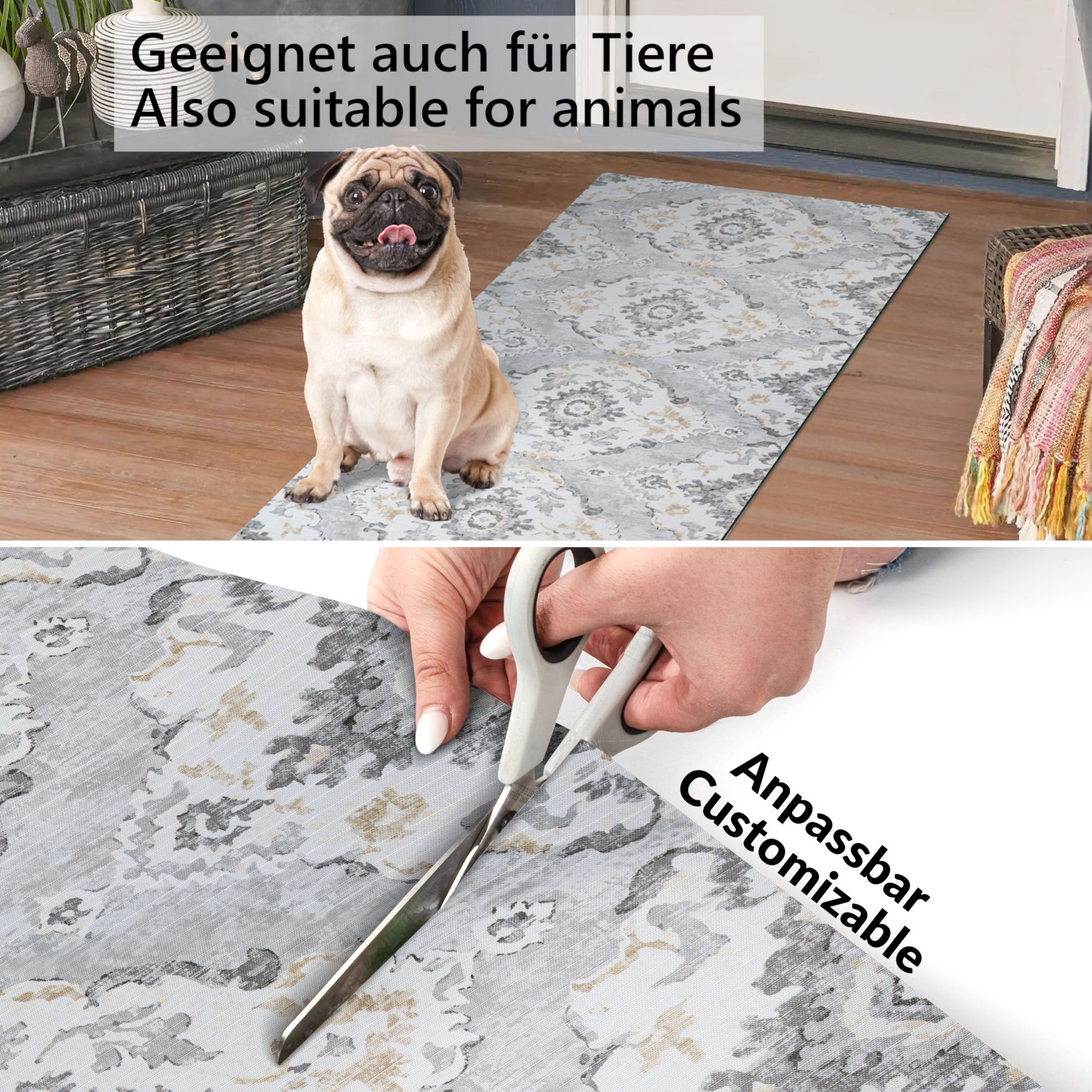 SPRINT18_50-jpg Küchenläufer Küchenteppich Läufer Flur Teppichläufer Sprinty Ofelia Lilla 50cm Breit