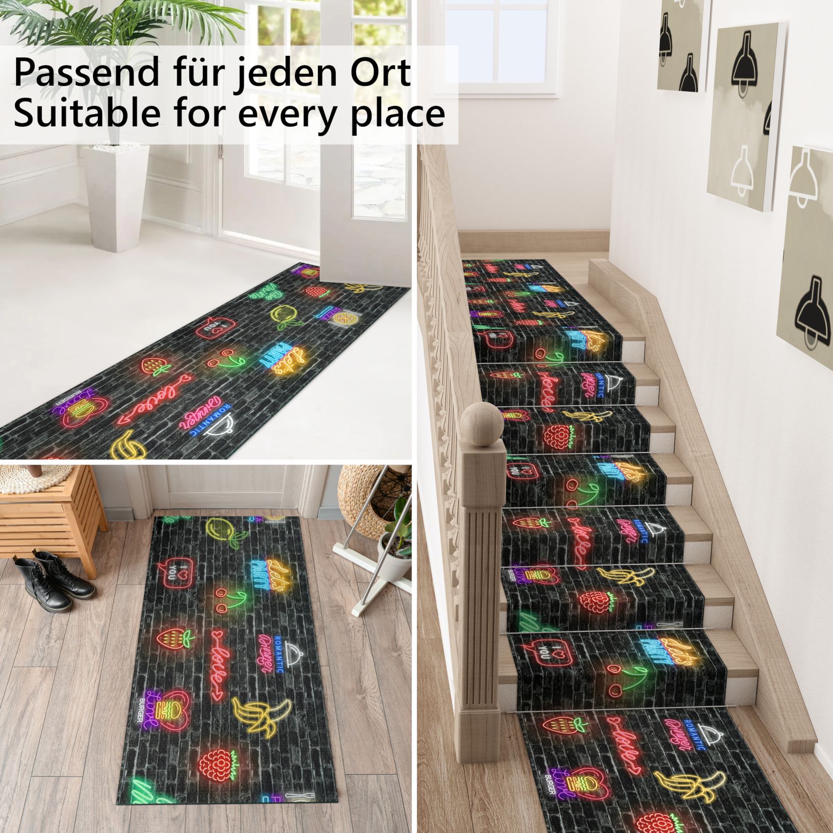 SPRINT28_30-jpg Küchenläufer Küchenteppich Läufer Flur Teppichläufer Sprinty Party Mehrfarbig 50cm Breit