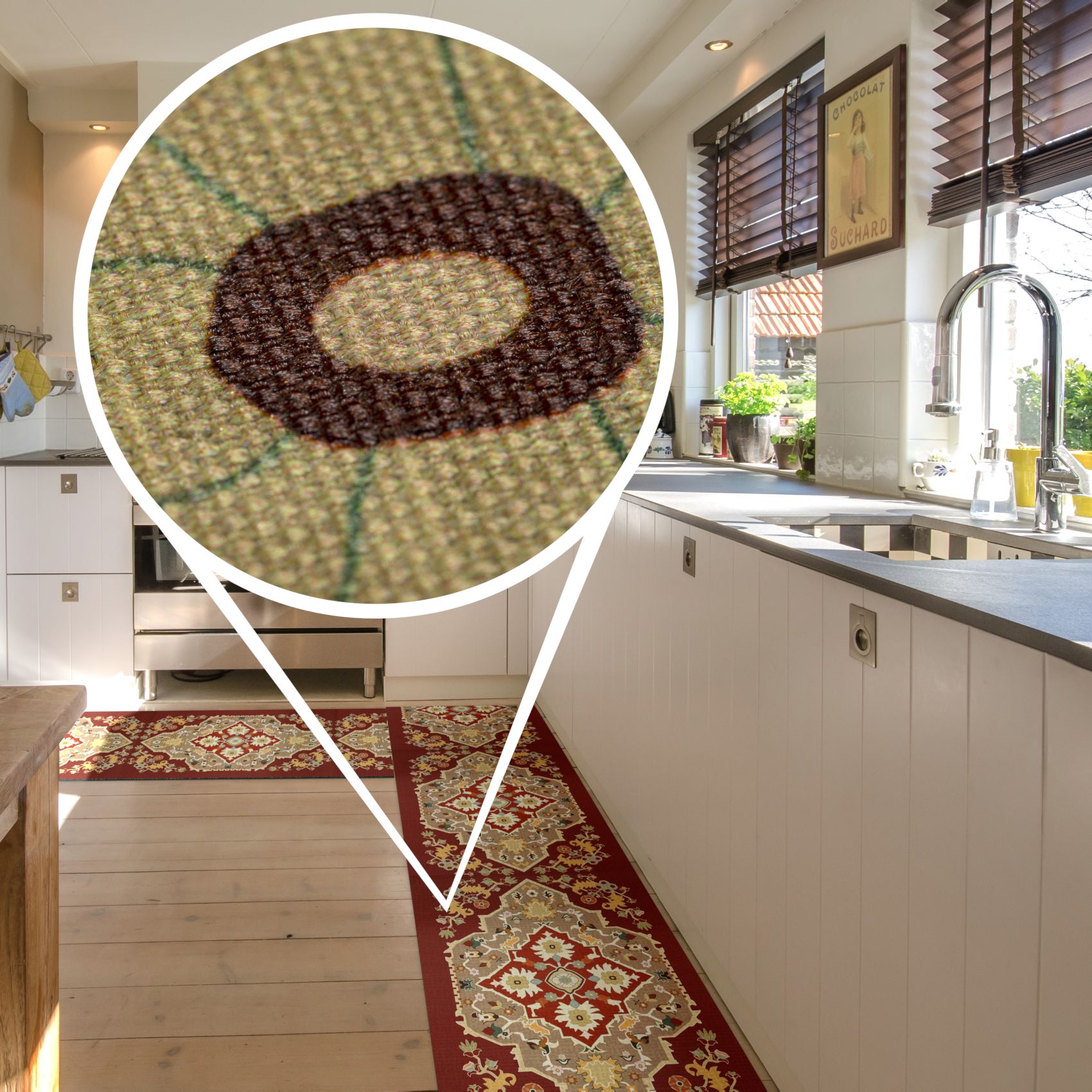 SPRINT34_17-jpg Küchenläufer Küchenteppich Läufer Flur Teppichläufer Sprinty Dune Mehrfarbig 50cm Breit